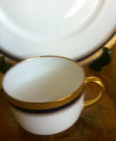 7072 (Gold Encrusted) Flat Cup
