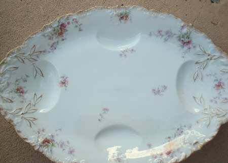 H4395 14" Oval Serving Platter