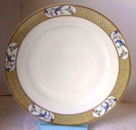 Montmery (Birds, Yellow) Coupe Soup Bowl