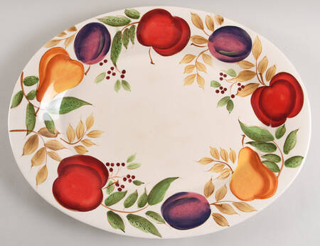 Fall Fruit 18" Oval Serving Platter