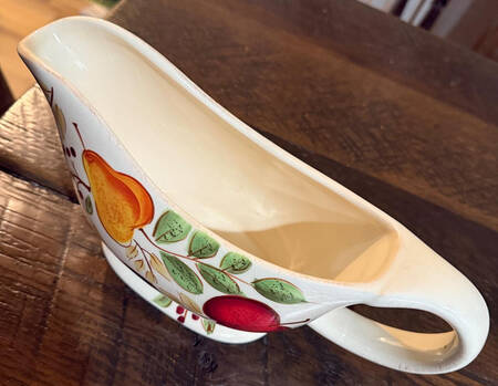 Fall Fruit Gravy Boat