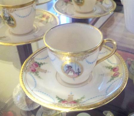 Virginian (Smooth) Flat Demitasse Cup & Saucer Set