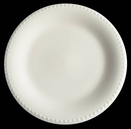 Simply White Beaded Rim by Home Accents