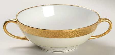 HUT5 Reverse Flat Cream Soup Bowl
