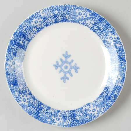 Snowy Holiday Salad Plate