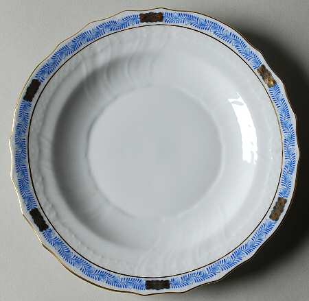Chinese Bouquet Garland Blue Salad Plate
