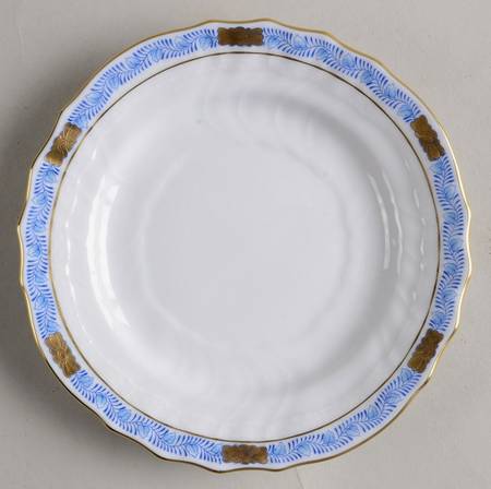 Chinese Bouquet Garland Blue Bread & Butter Plate