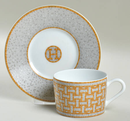 Mosaique Au 24 Flat Cup & Saucer Set
