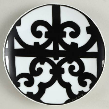 Balcon du Guadalquivir Black Bread & Butter Plate