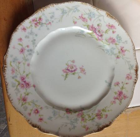 H3834 (Gold Trim) Luncheon Plate
