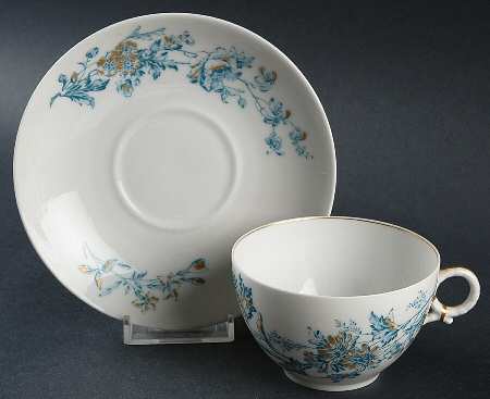 Schleiger 77-21 Flat Cup & Saucer Set