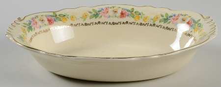 VR204 9" Oval Vegetable Bowl