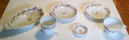 Schleiger 486-8 Footed Cup & Saucer Set