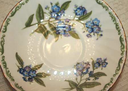 Flower of the Month Saucer for Flat Cup