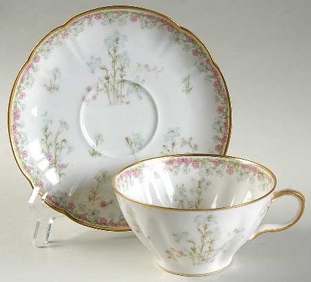 Schleiger 229-1 Flat Cup & Saucer Set