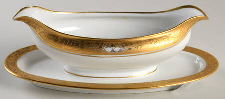 HUT2315 Gravy Boat with Attached Underplate