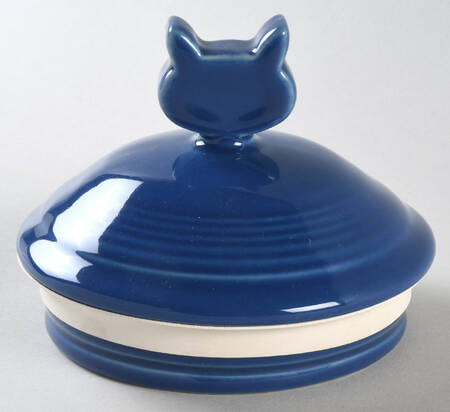 Fiesta Lapis Blue (Intro 2013) Lid for Cat Treats Canister