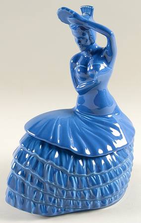 Fiesta Lapis Blue (Intro 2013) Figural Cookie Jar & Lid