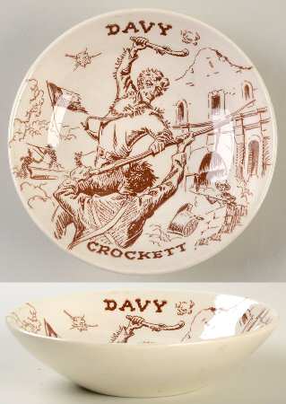 Davy Crockett Coupe Cereal Bowl