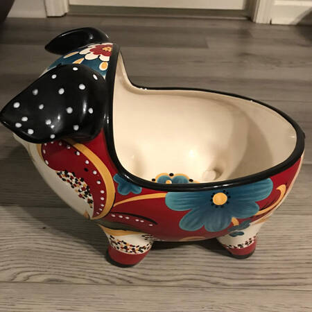 Emily 13" Oval Figural Serving Bowl