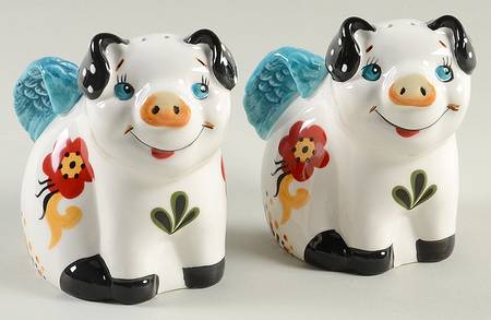 Emily Figural Salt & Pepper Set