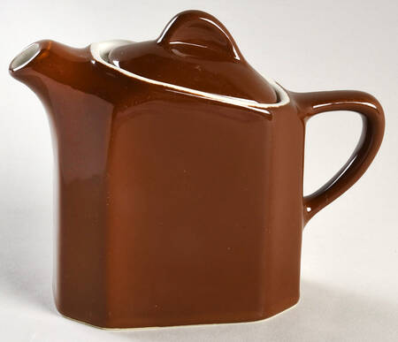 Brown Tea for Two Hot Water Pot & Lid