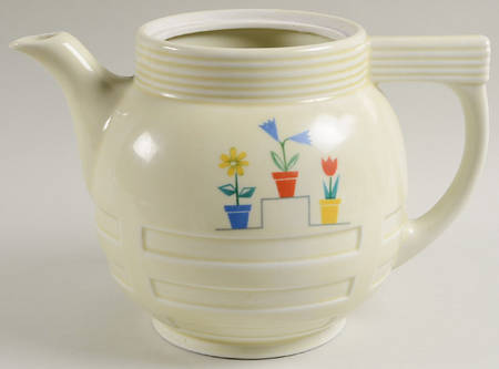 Potted Flower Coffee Pot No Lid