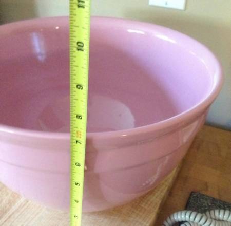 Pink 13" Salad Serving/Punch Bowl