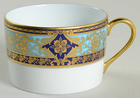 Matignon Blue Flat Cup