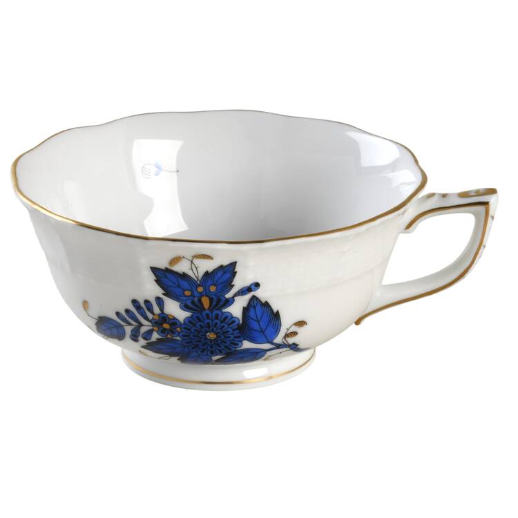 Chinese Bouquet Black and Blue Footed Cup
