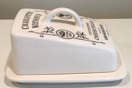 Charlotte Watson Cream Cheese Dish with Lid (Wedge)