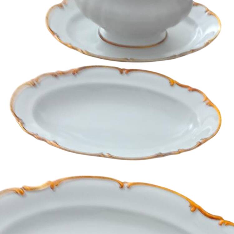 HUT2357 10" Oval Vegetable Bowl