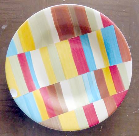 American Simplicity Stripes Salad Plate
