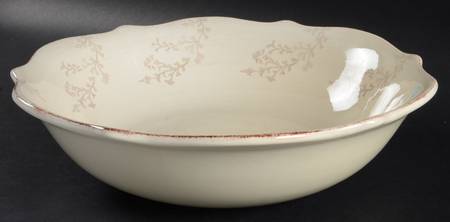 HMQ33 Brown 13" Round Serving Bowl