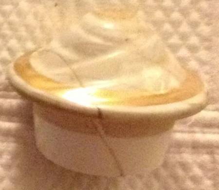 Black and White with Gold Lid for Aladdin Teapot