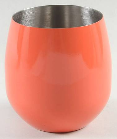 Fiesta Poppy (Intro 2014) Metal Stemless Wine