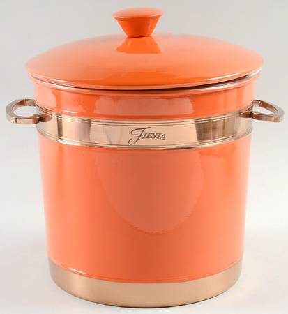Fiesta Poppy (Intro 2014) Copper Ice Bucket & Lid