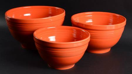 Fiesta Poppy (Intro 2014) (3 Piece) Baking Bowl Set (11", 9", 8")