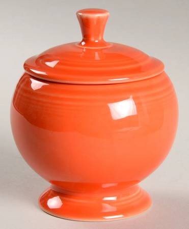 Fiesta Poppy (Intro 2014) Individual Sugar Bowl & Lid