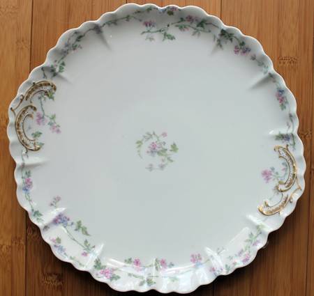 Schleiger 449-3 Handled Cake Plate