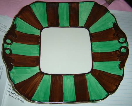 HAC6 Square Handled Cake Plate