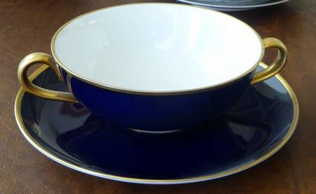 HC1406 Flat Cream Soup Bowl & Saucer Set
