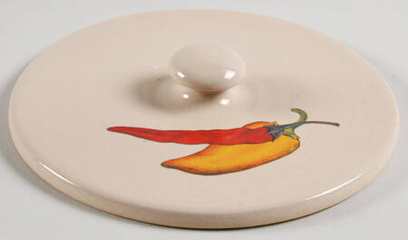 Peppers Lid for Bean Pot