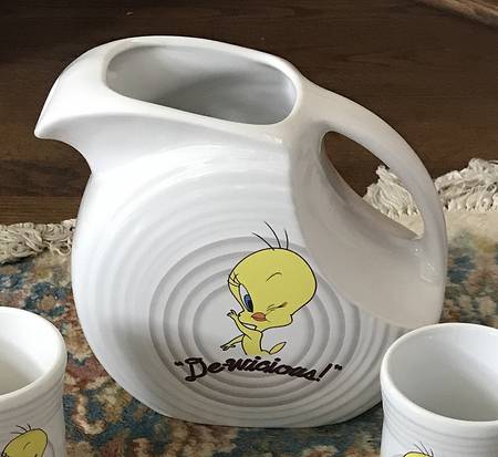 Fiesta Looney Tunes White Pitcher