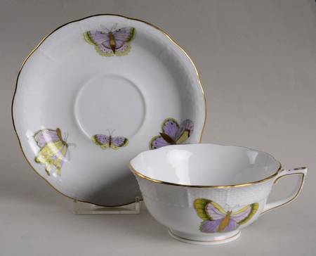Evictp1 Footed Cup & Saucer Set