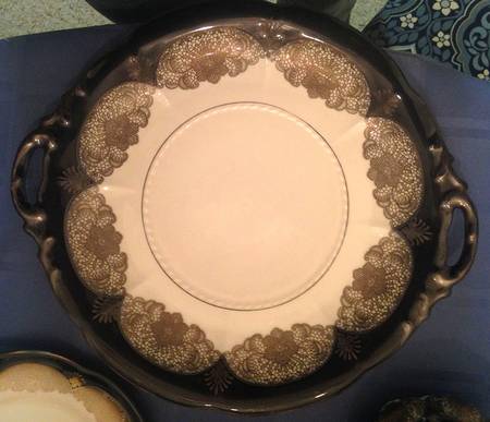 HUT3333 Handled Cake Plate