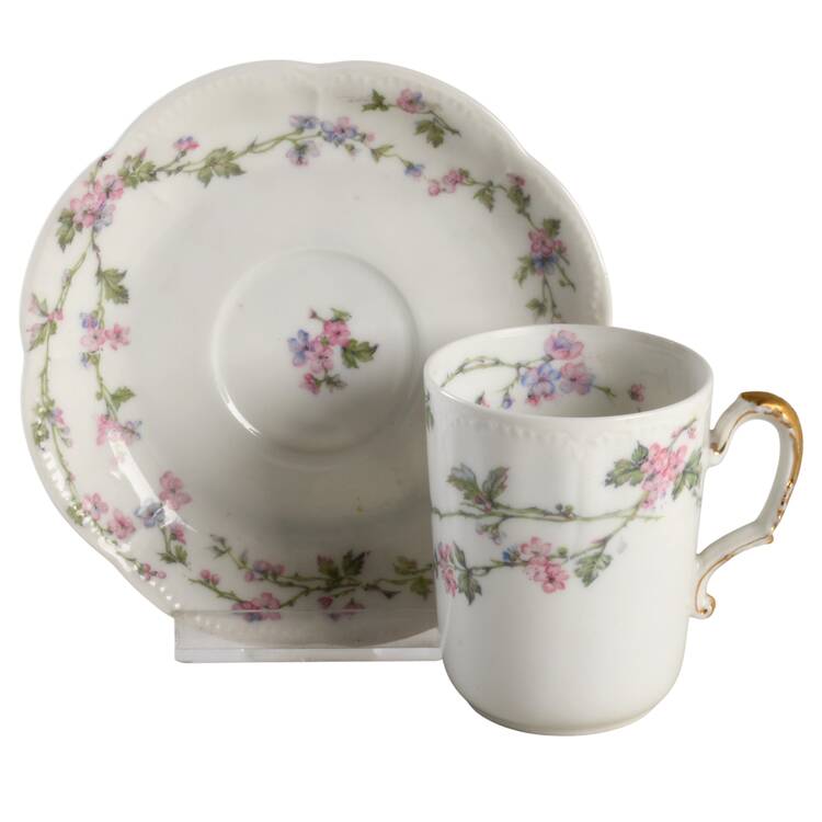 Schleiger 449-4 Chocolate Cup & Saucer Set