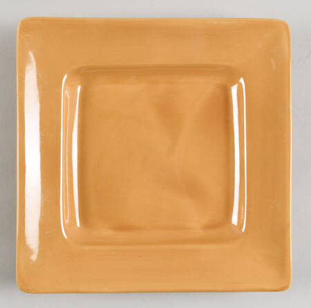 Barcelona-Yellow Square Salad Plate by Hd Designs