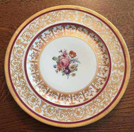 6304 (Floral, Red Band) by Heinrich - H&amp;C
