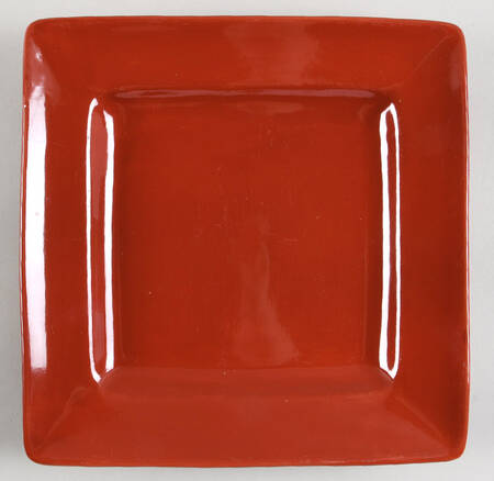 Barcelona-Red Square Dinner Plate